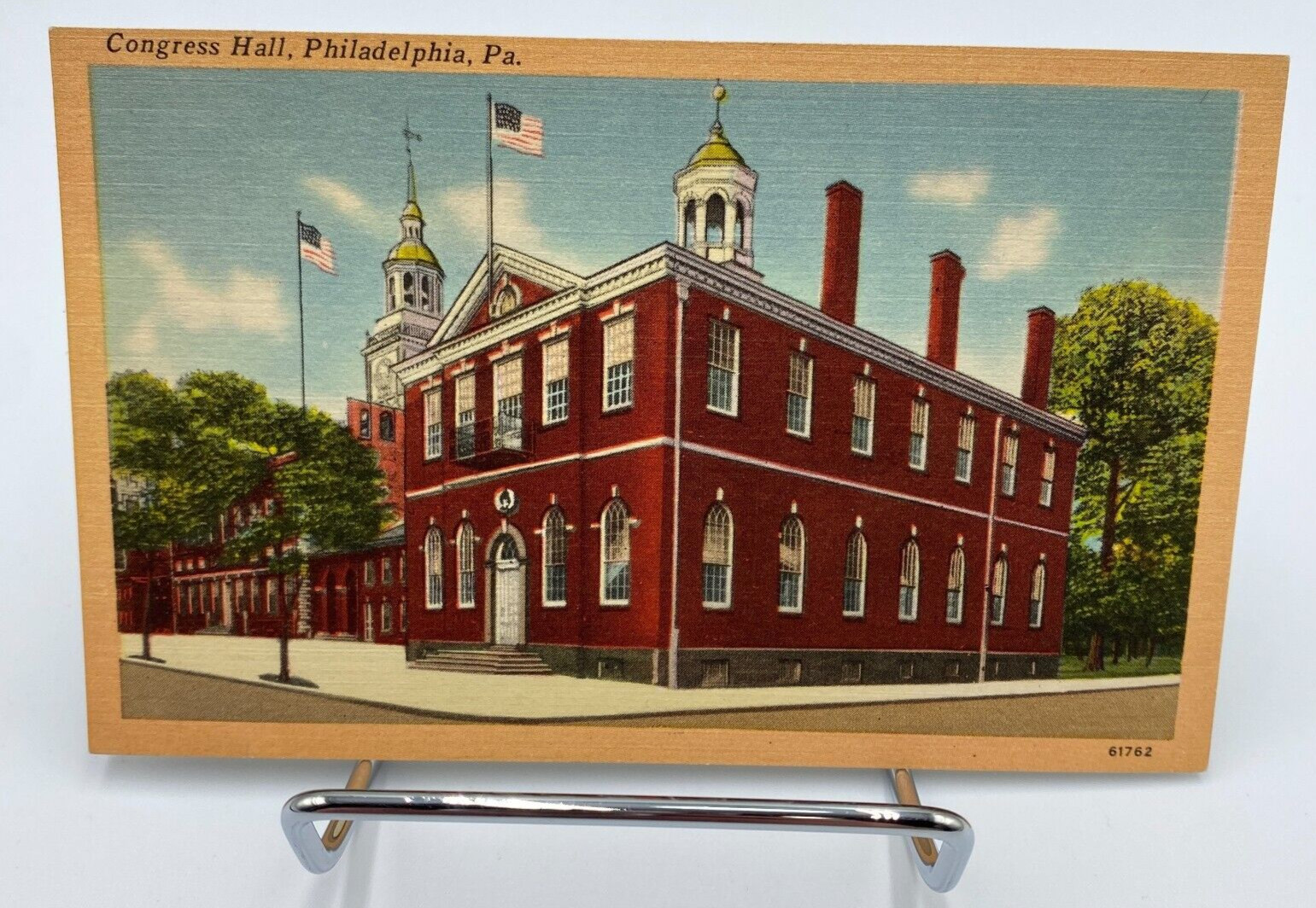 Vtg 1930’s – 1940’s Congress Hall Philadelphia Pennsylvania Postcard