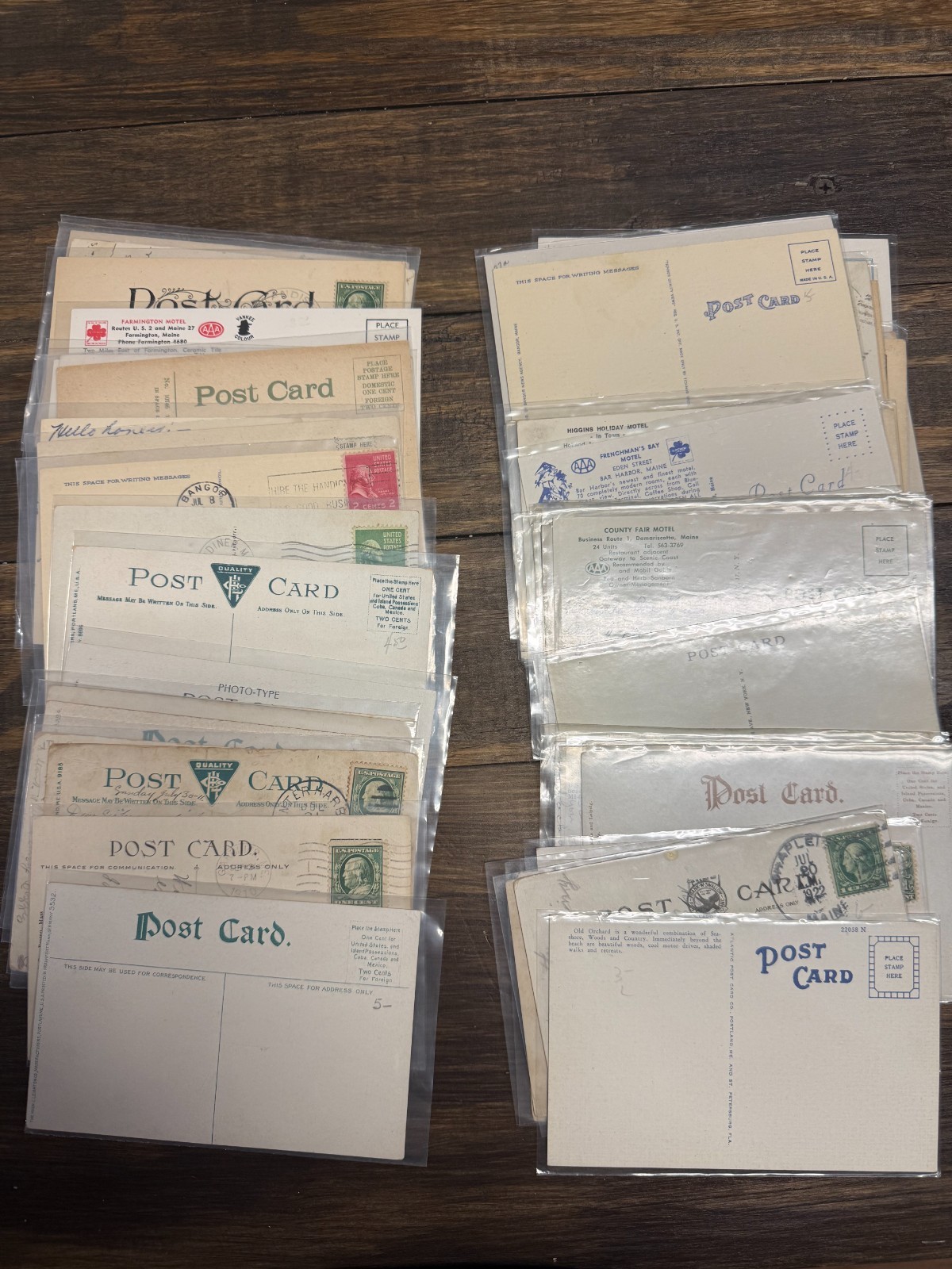 Vintage Lot of 50 Maine Postcards – Old Antique Mixed Cards Collection