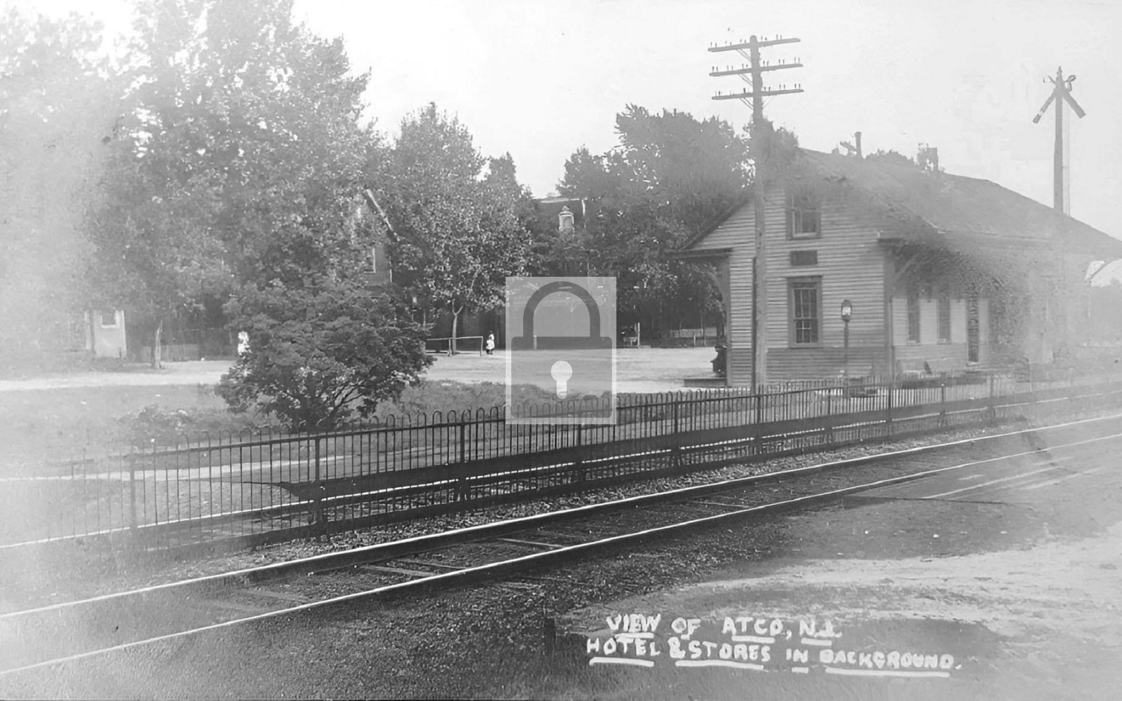 Railroad Train Station Depot Atco New Jersey NJ – Reprint