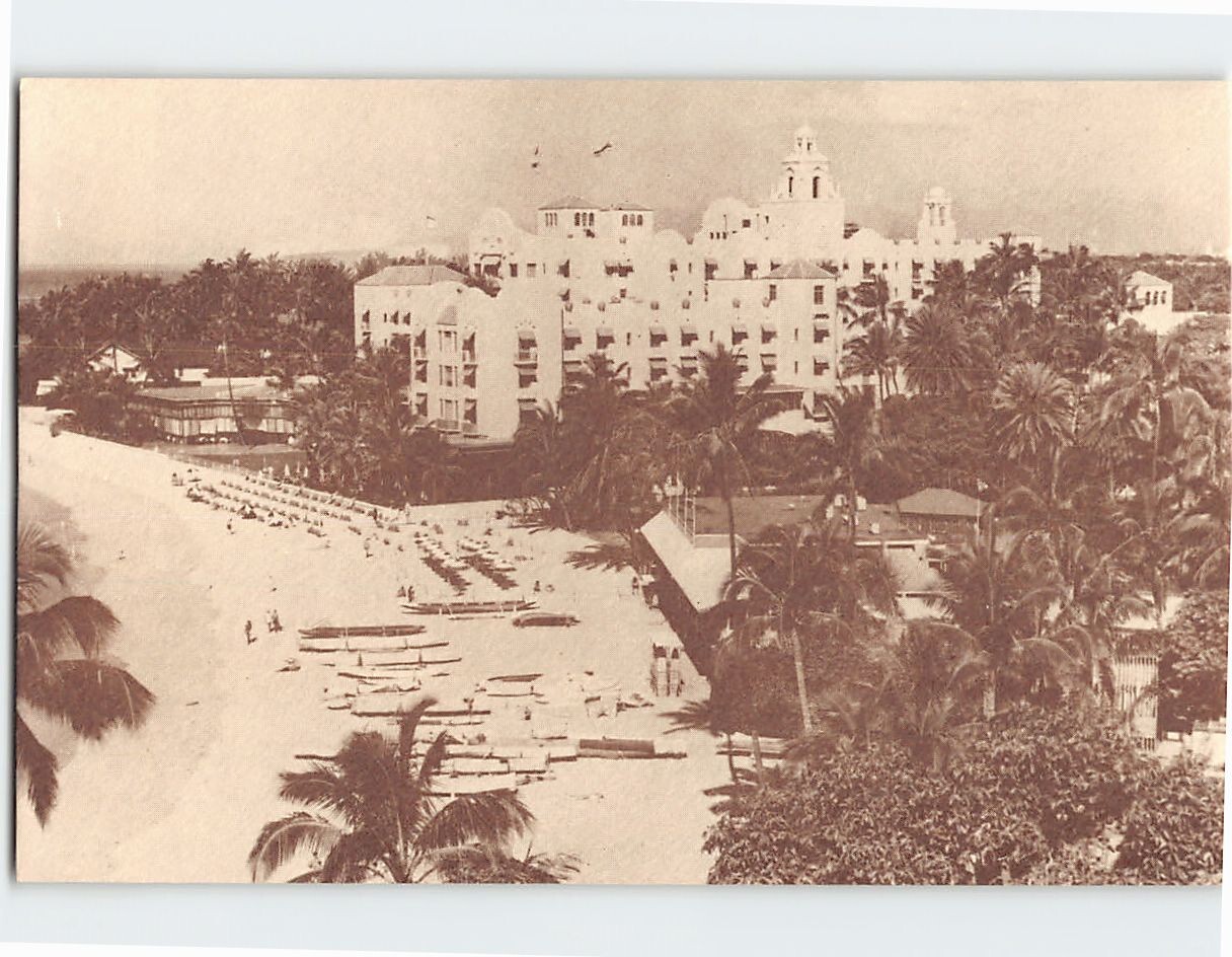 Postcard Royal Hawaii Hotel & Outrigger Canoe Club