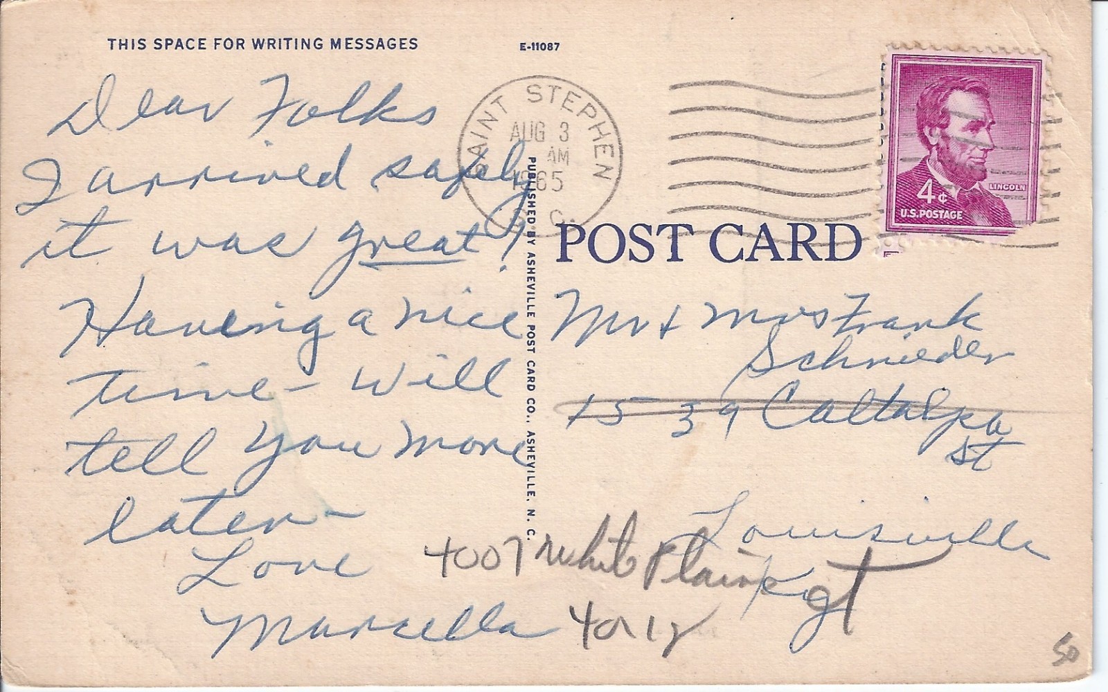 Old Vintage Flags Atop Santee-Cooper Power House, South Carolina Postcard