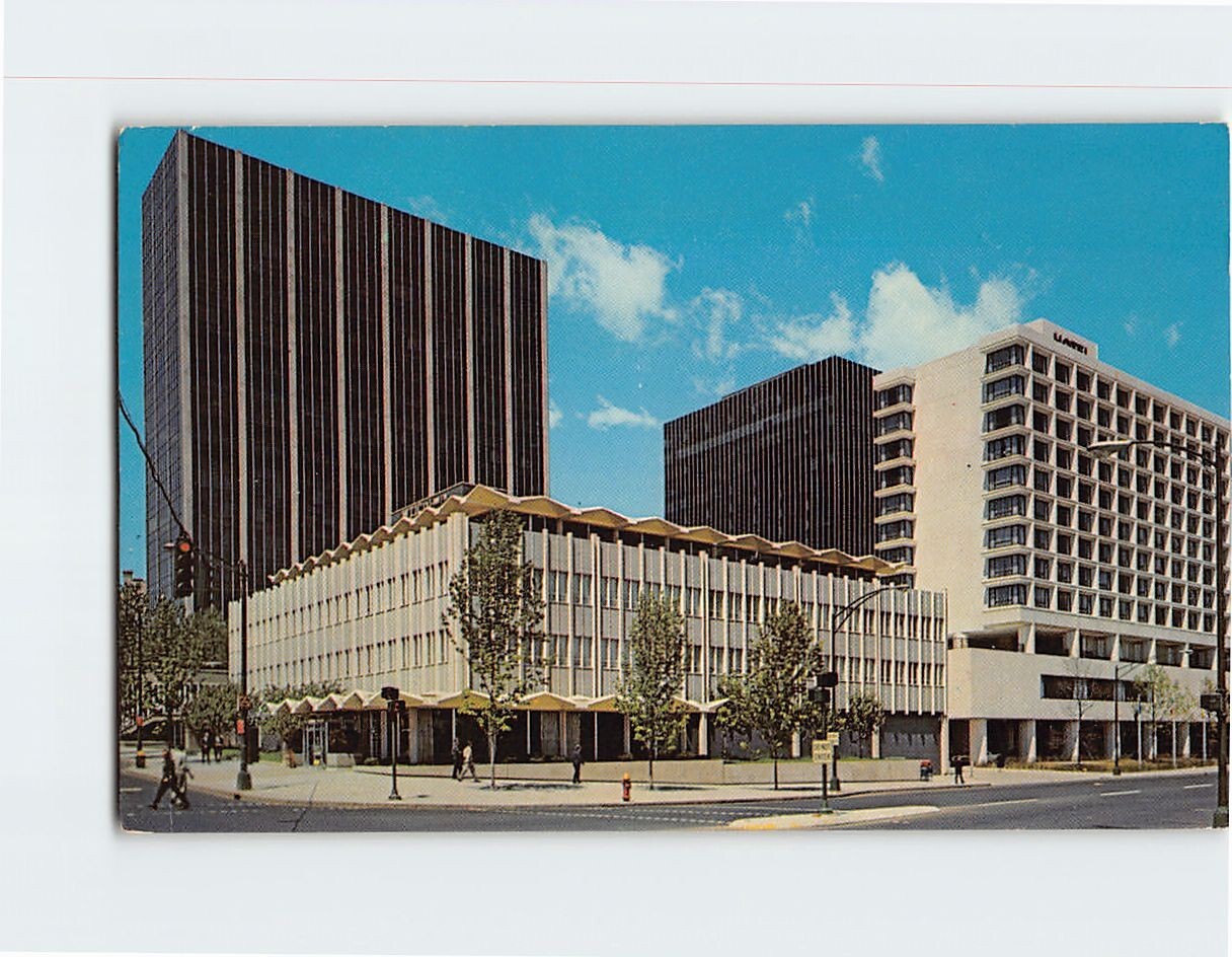 Postcard Constitution Plaza Hartford Connecticut USA