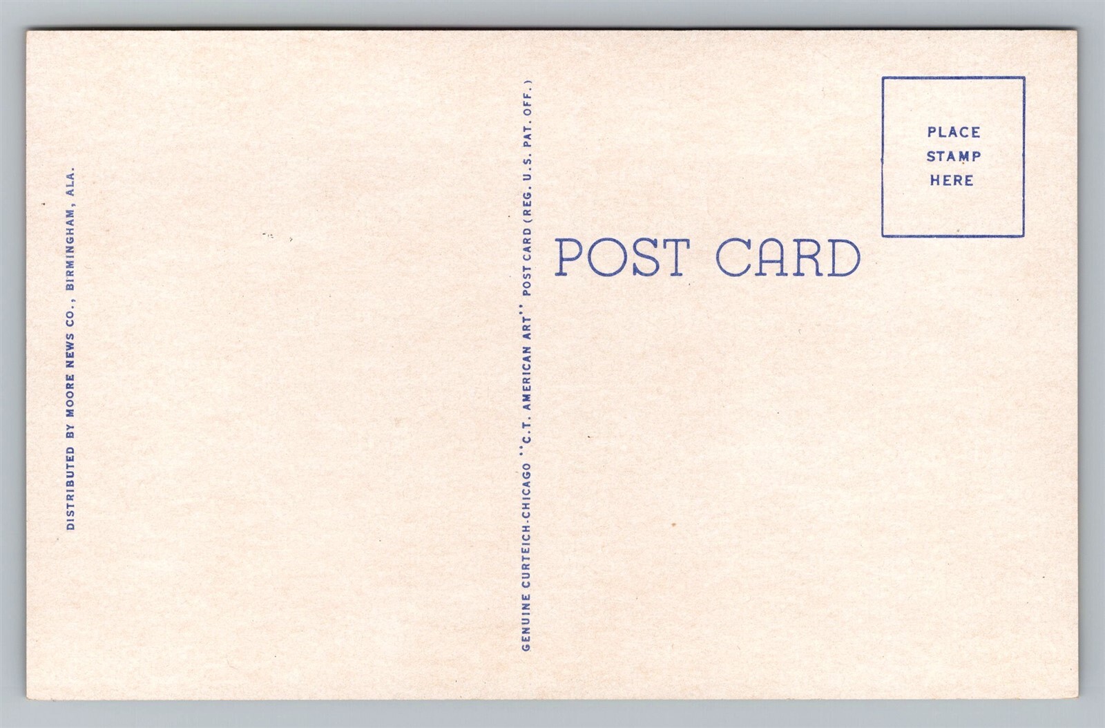 Large Letter Greetings from Anniston Alabama Vtg AL Postcard Curt Teich Unused