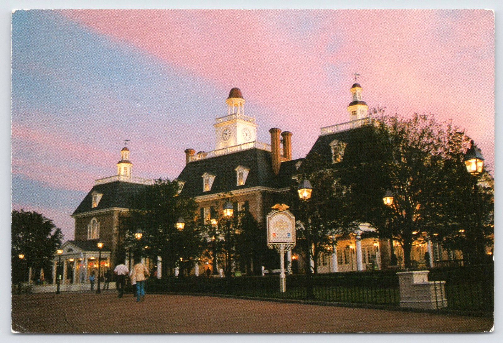 FL Walt Disney World Epcot Center The American Adventure, Chrome 6 x 4 c1982