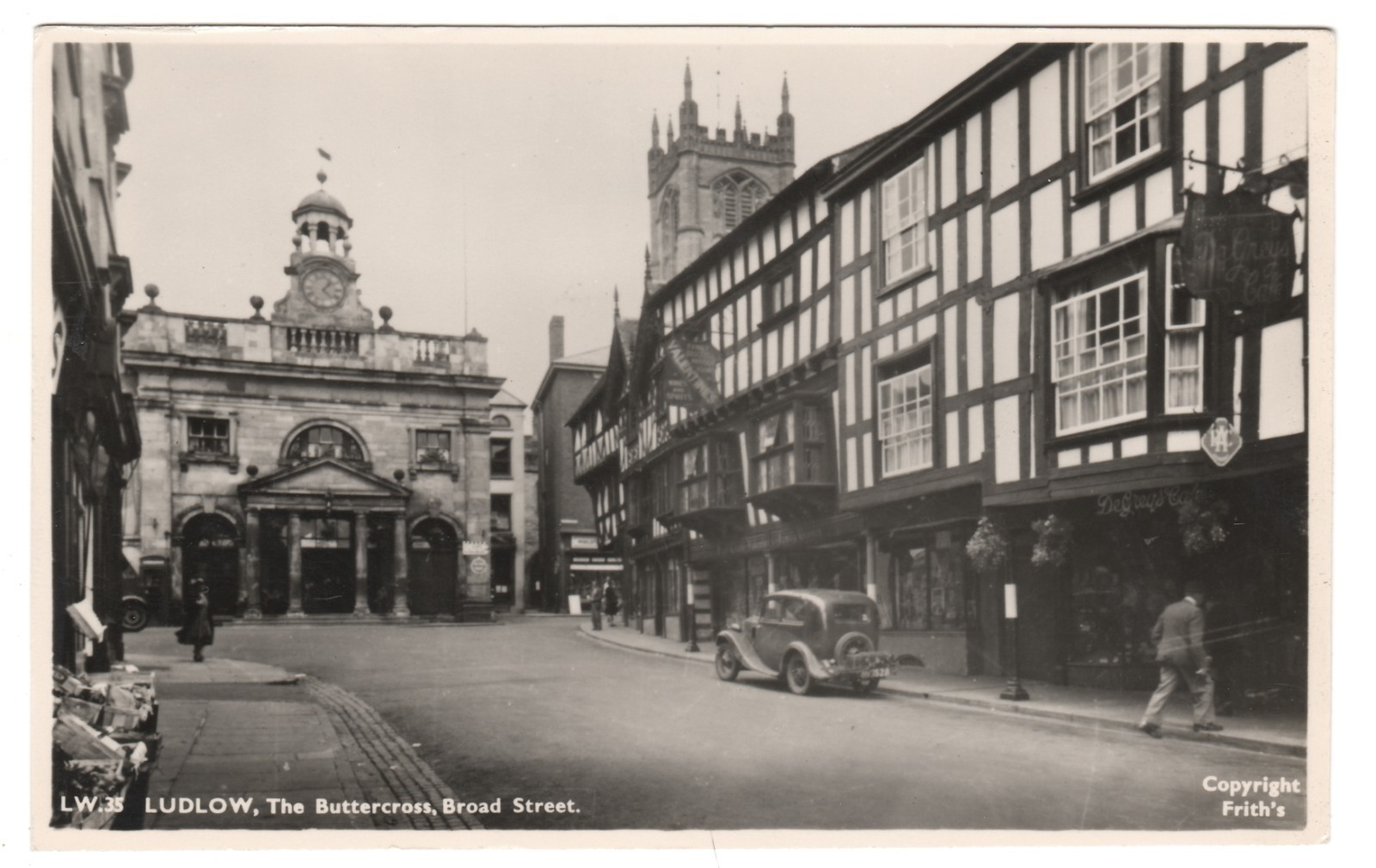 Buttercross Ludlow Shropshire Postcard