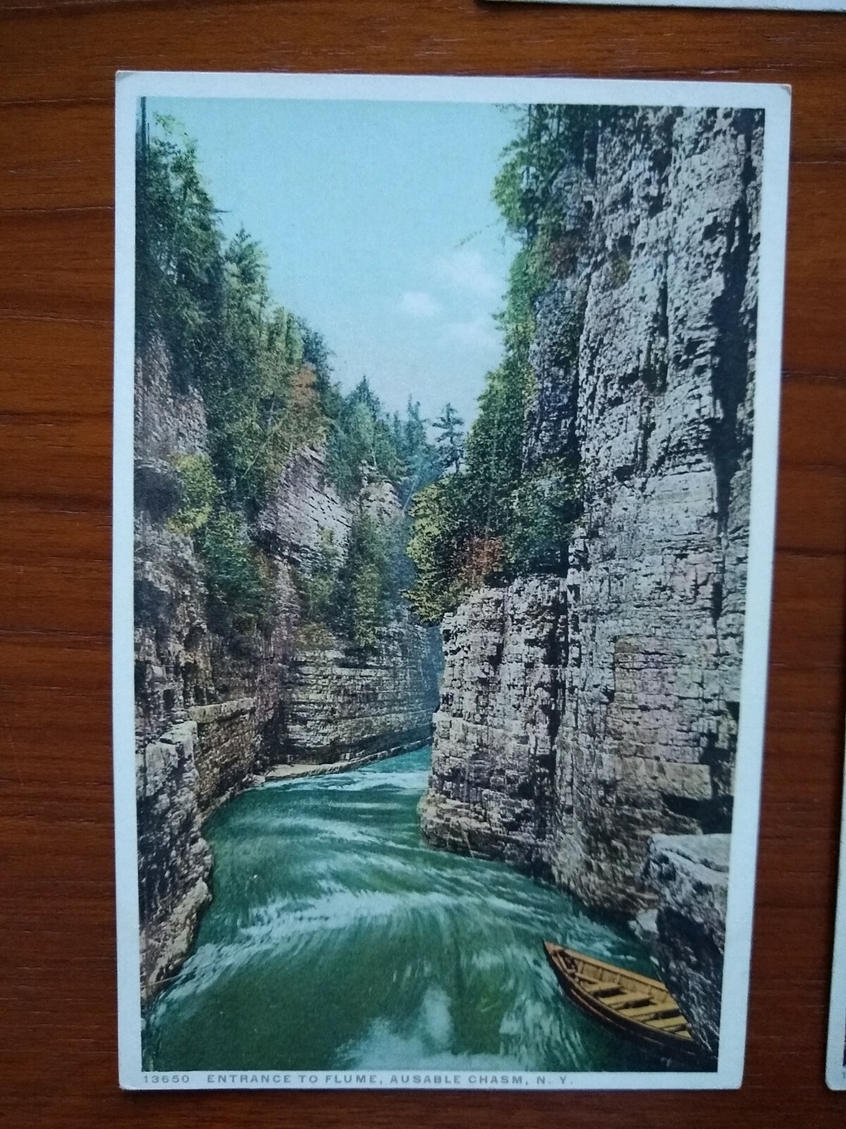 Ausable Chasm NY Postcards Lot of 5 Color Scenes, Vintage Unposted PhosTint