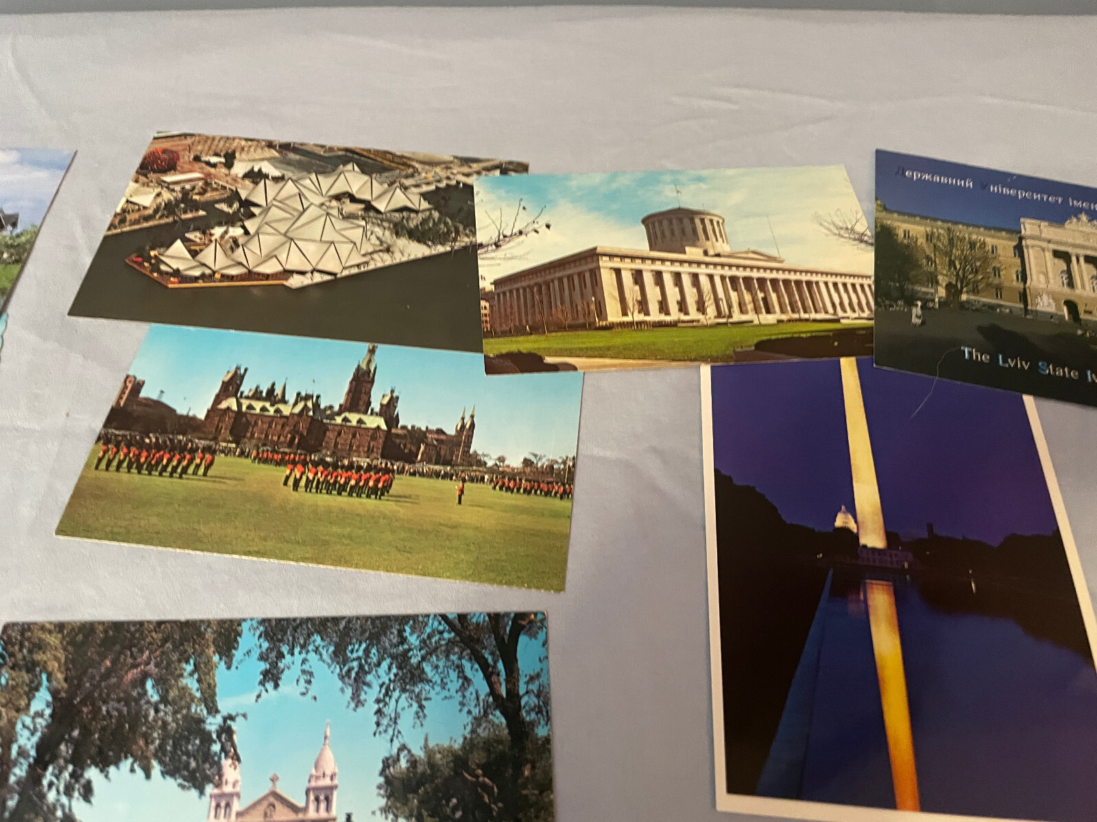 Lot of 33 Vintage 1970’s 1980’s Postcards United States and International Travel