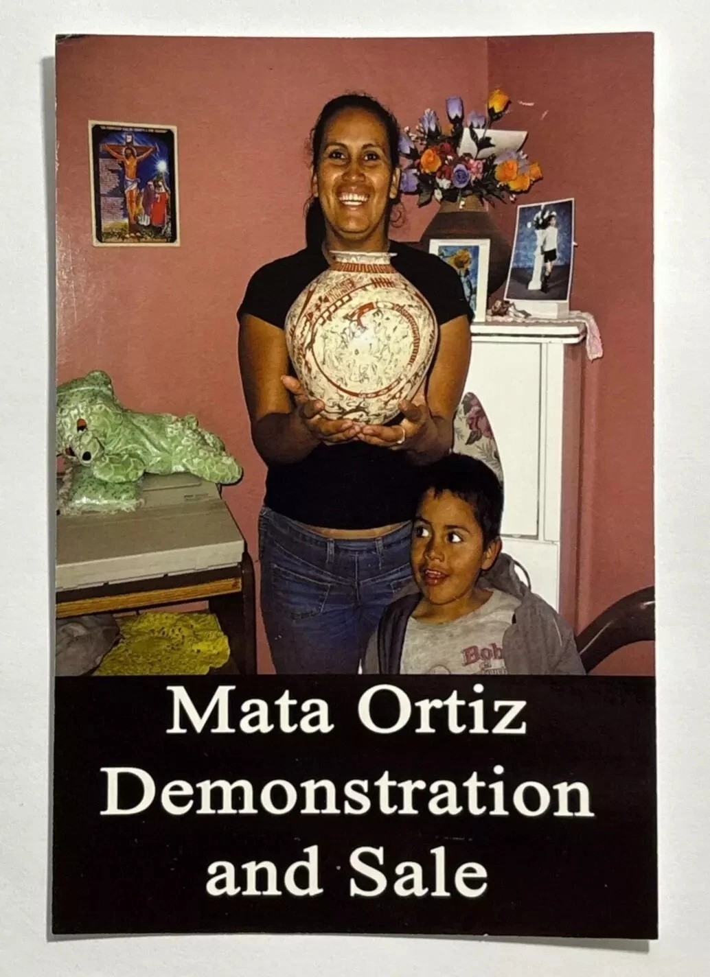 The Best of Mata Ortiz Lila Silveira & Carlos Carrillo Pottery Postcard Unposted